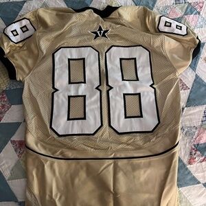 Vanderbilt Commodores Football Jersey (signed by James Franklin) -Game worn-